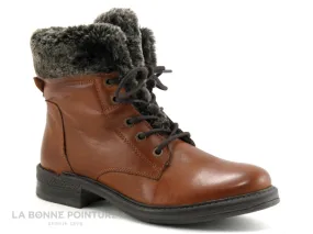 Achat chaussures Creator Femme Chaussure montante, vente Creator IB18135 Brandy - Fourrure marron - Boots Femme