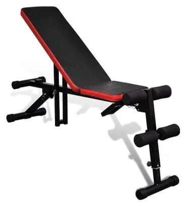 Banc de musculation multipositions Réglable sport fitness musculation