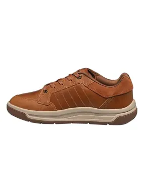 Basket Basse Cuir Caterpillar Apa Cush - Marron