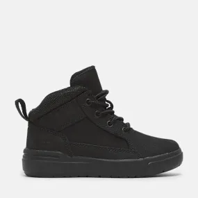 Baskets mi-hautes à lacets Allston pour tout-petit en noir