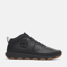 Baskets à lacets Winsor pour homme en noir