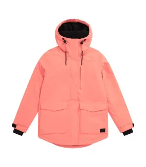 Blouson de ski tignes femme corail Animal