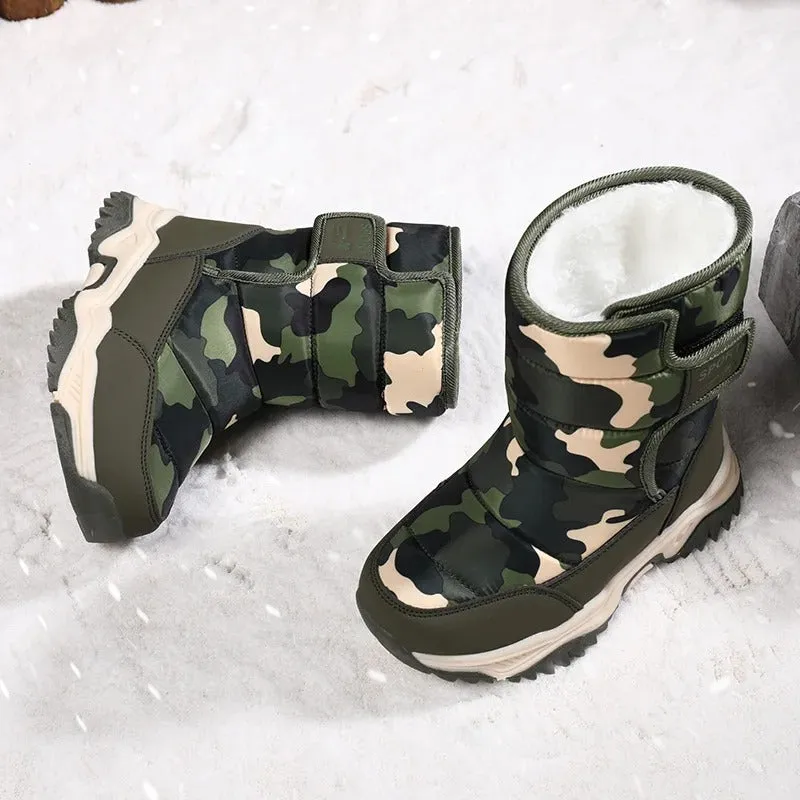 Bottes de neige imperméables pour enfants
