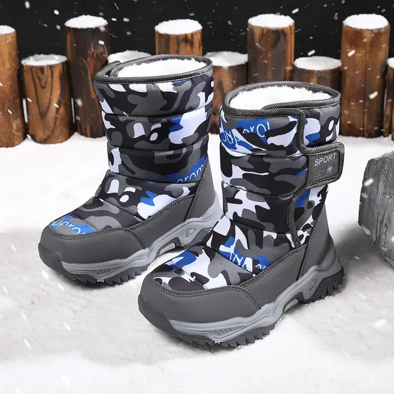 Bottes de neige imperméables pour enfants
