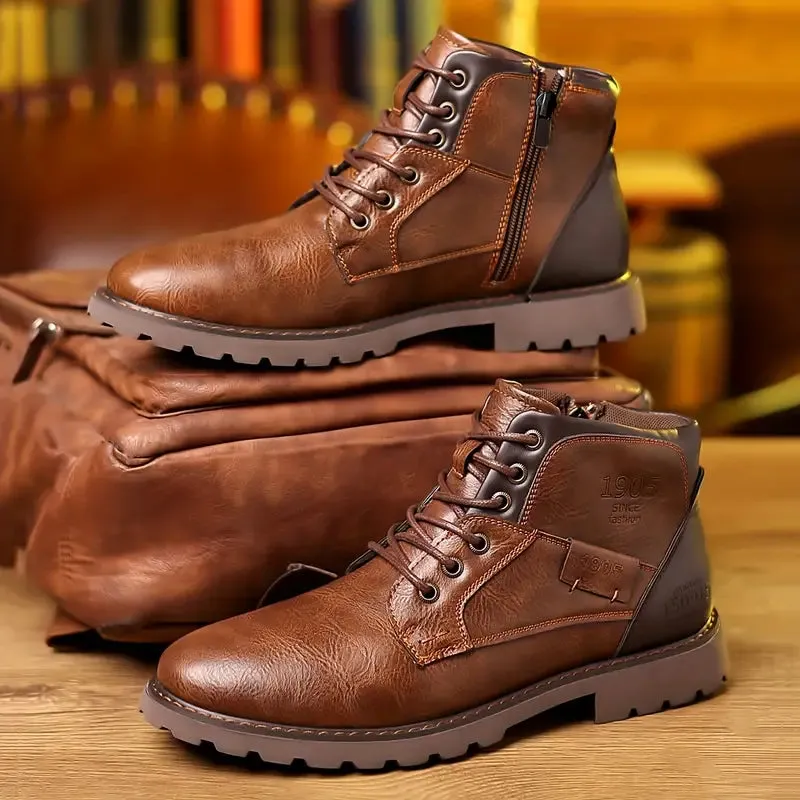 Bottes en cuir avec fermetures à glissière - Kylo