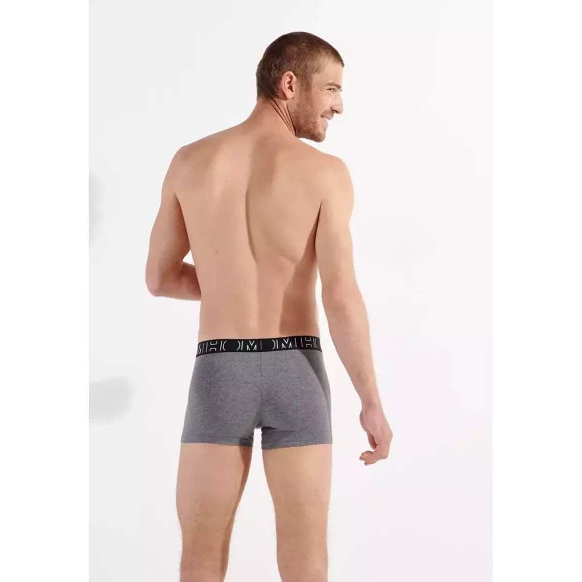 Boxer GINO  3p noir en coton | 3 Suisses
