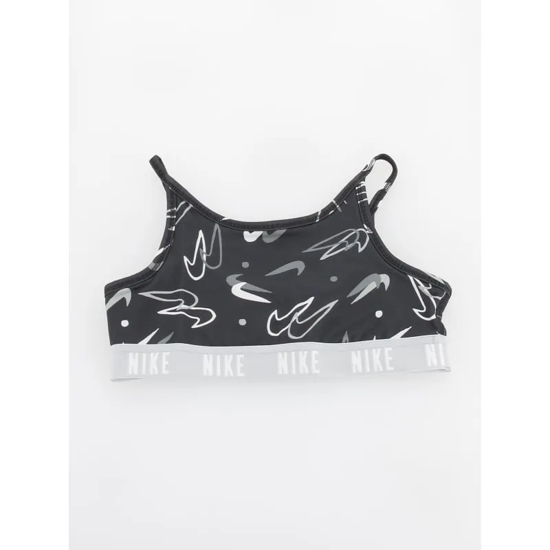 Brassière de sport swoosh noir fille - Nike | wimod