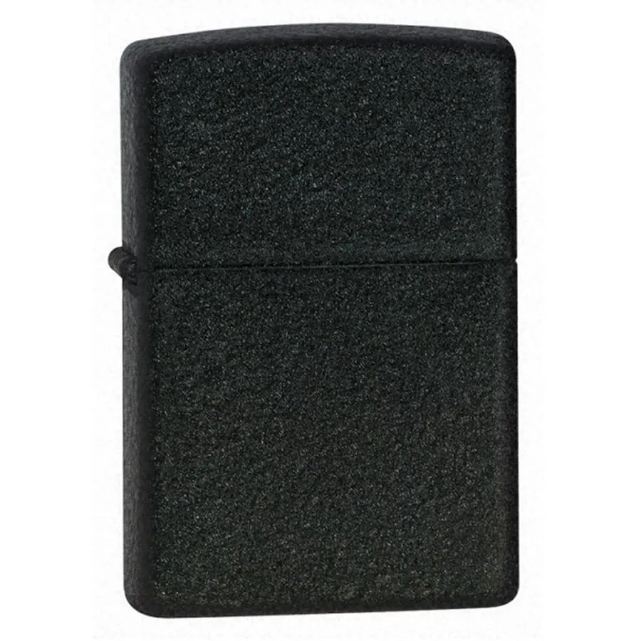 Briquet Zippo original noir craquelé