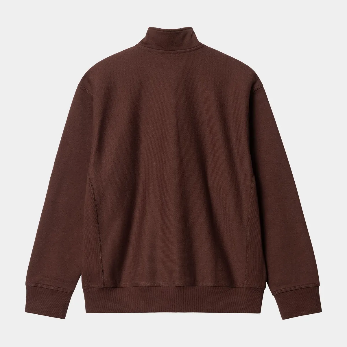 Carhartt WIP - Sweat marron à col zippé