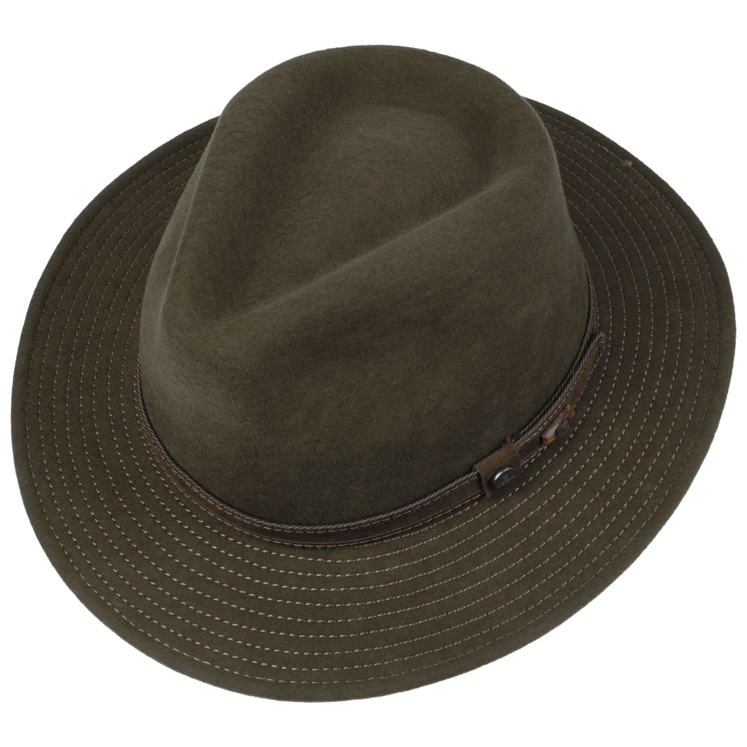 Chapeau en Laine Stitched Brim Traveller by Lierys --> Chapeaux, casquettes & bonnets en ligne ▷ Chapeaushop
