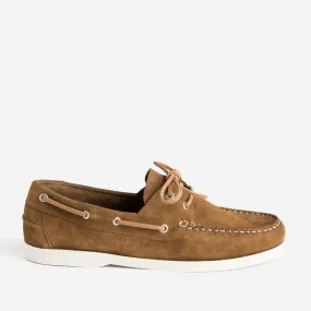 Chaussure bateau marron en cuir velours - Chaussures Bateau Homme | ERAM