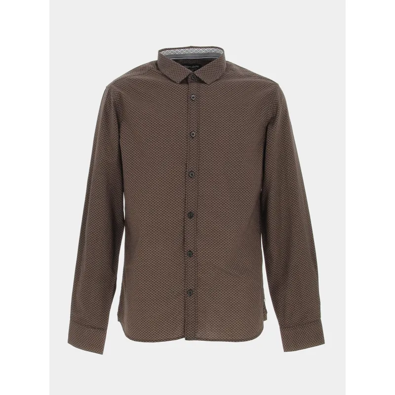 Chemise ditsy motif floral blanc bleu homme - Tommy Hilfiger | wimod
