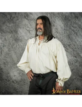 Chemise Elric Médiévale et Renaissance - Ecru ⚔️ Boutique Épées