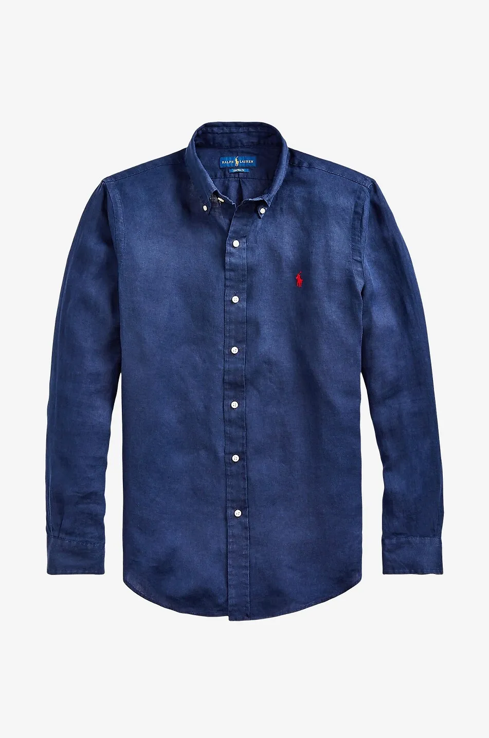 Chemise en lin à manches longues Custom Fit
