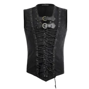 Corset Steampunk Homme à Lacets