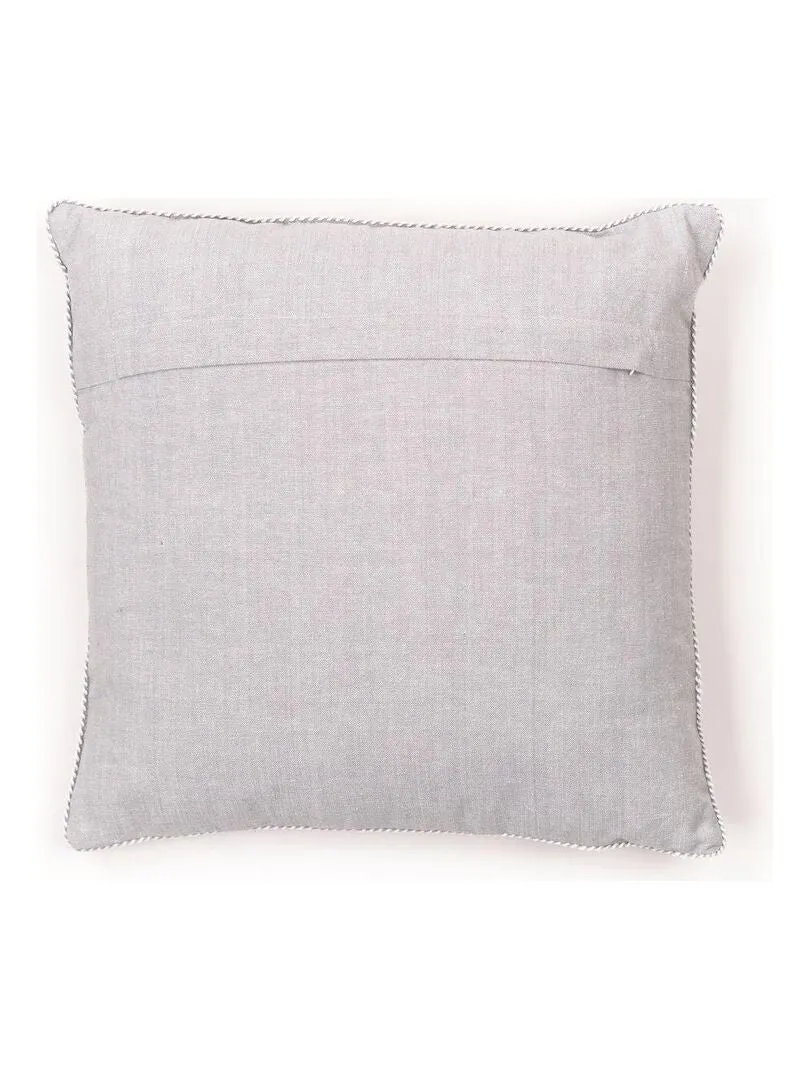 Coussin déhoussable avec broderie 'CHARME' 'TODAY' - Gris clair