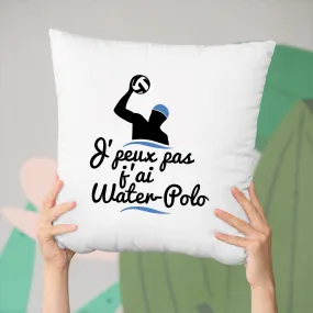 Coussin J'peux pas j'ai water-polo