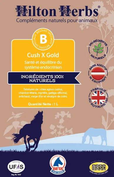 Cush X Gold Hilton Herbs - Maladie de Cushing cheval