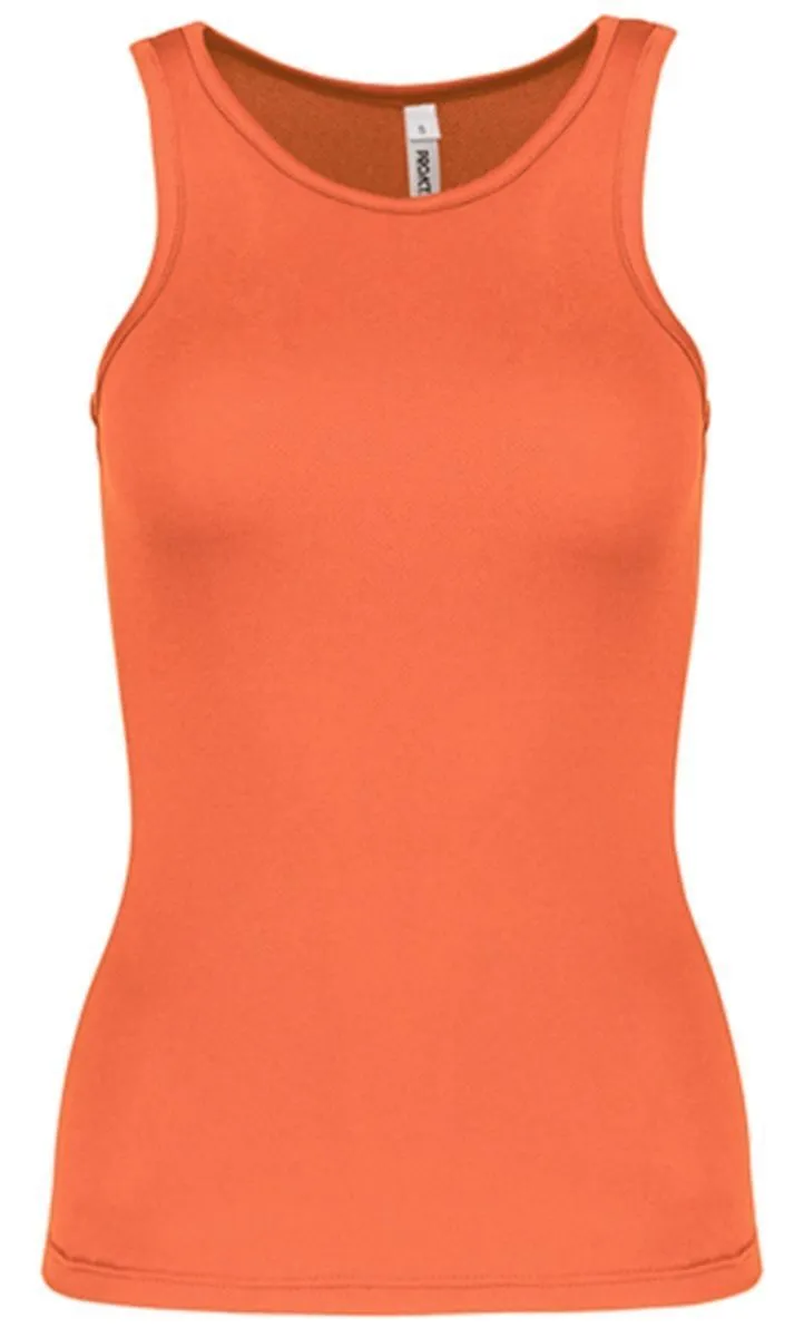 Débardeur de sport - Femme - PA442 - orange fluo 