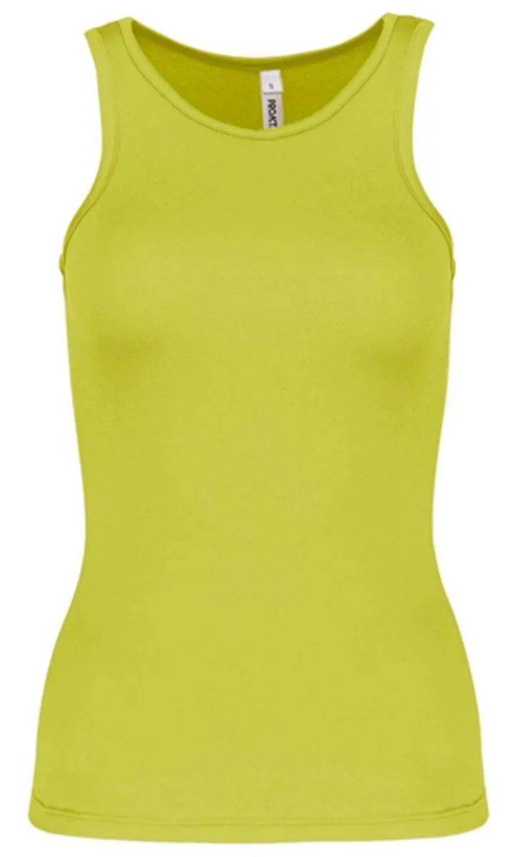 Débardeur de sport - Femme - PA442 - vert lime 