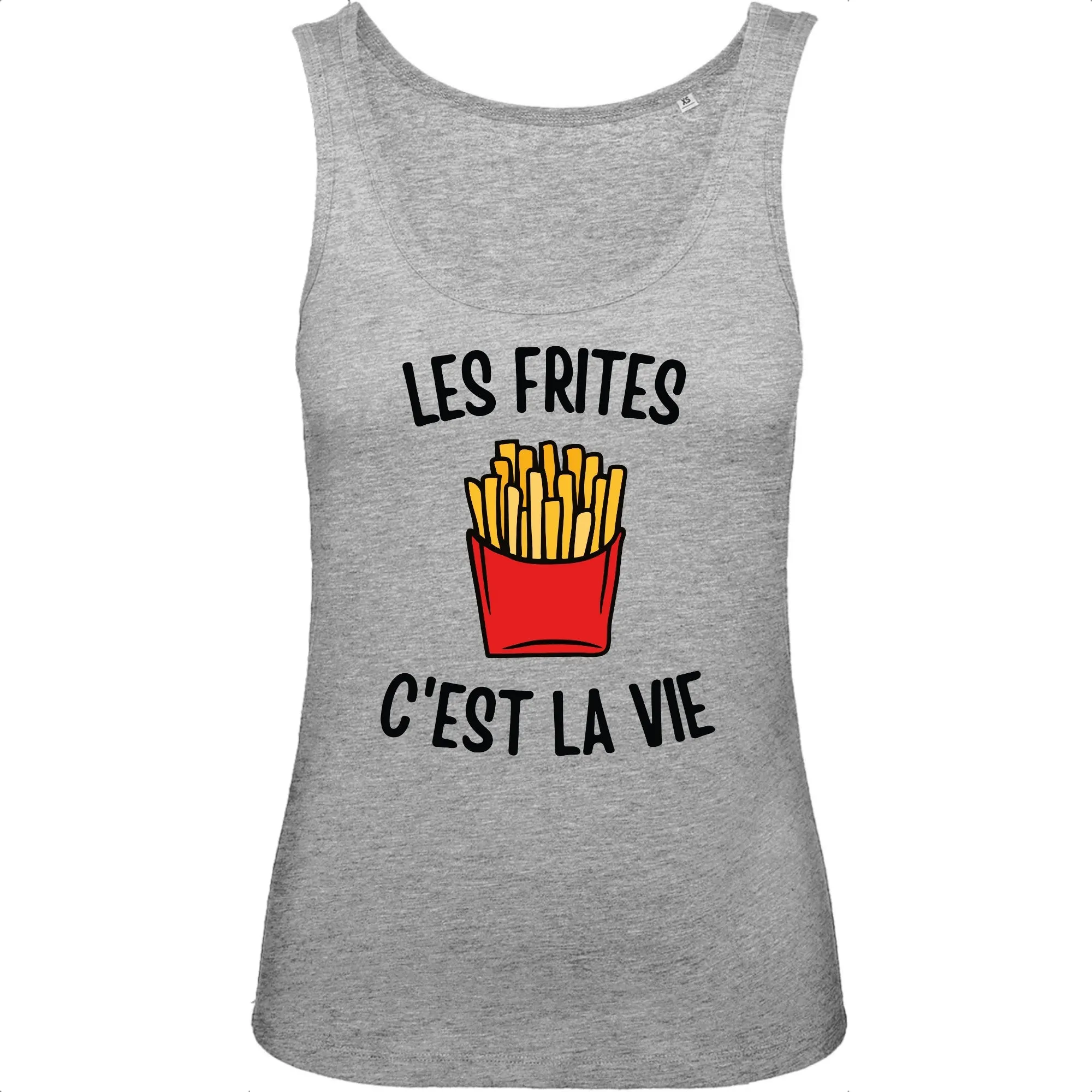 Débardeur Femme Les frites c'est la vie