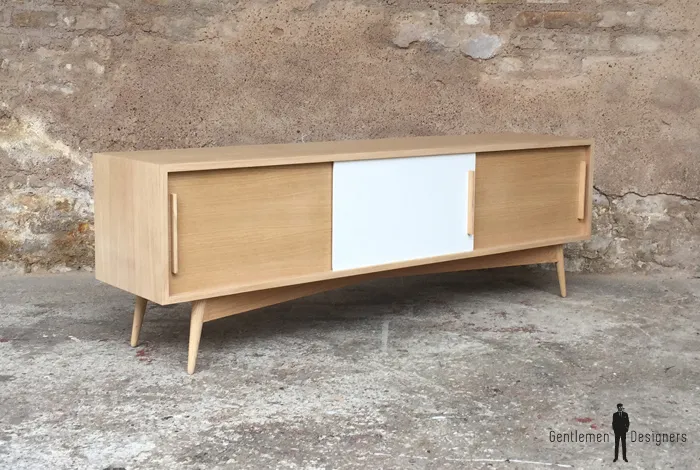 Enfilade meuble TV en chên 