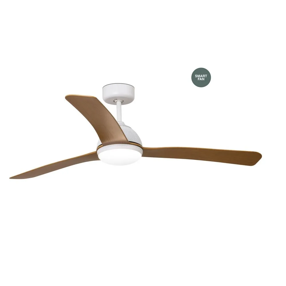 FARO 33341WP-2 Ventilateur de plafond cerise et blanc SMART FAN Ø132cm GRID