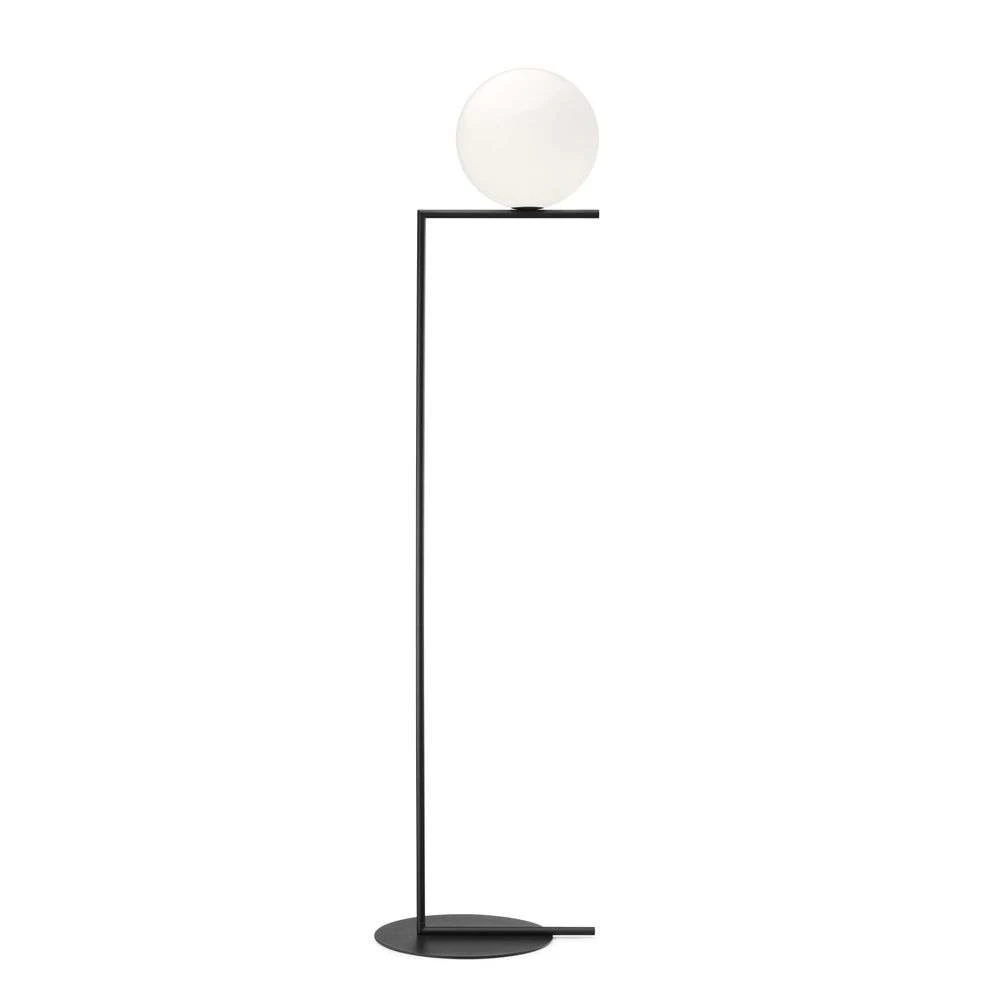 IC F2 Lampadaire Noir Mat - Flos