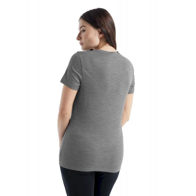 Icebreaker Tech Lite II SS Scoop Tee Fabulous Fer - T-shirt en laine mérinos femme I Hardloop | Hardloop