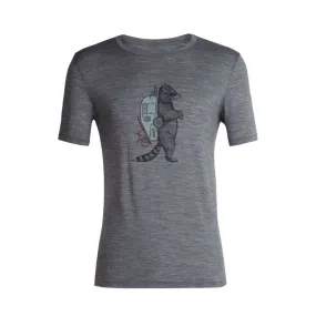 Icebreaker Tech Lite II SS Tee Waschbar Wandering - T-shirt en laine mérinos homme I Hardloop | Hardloop