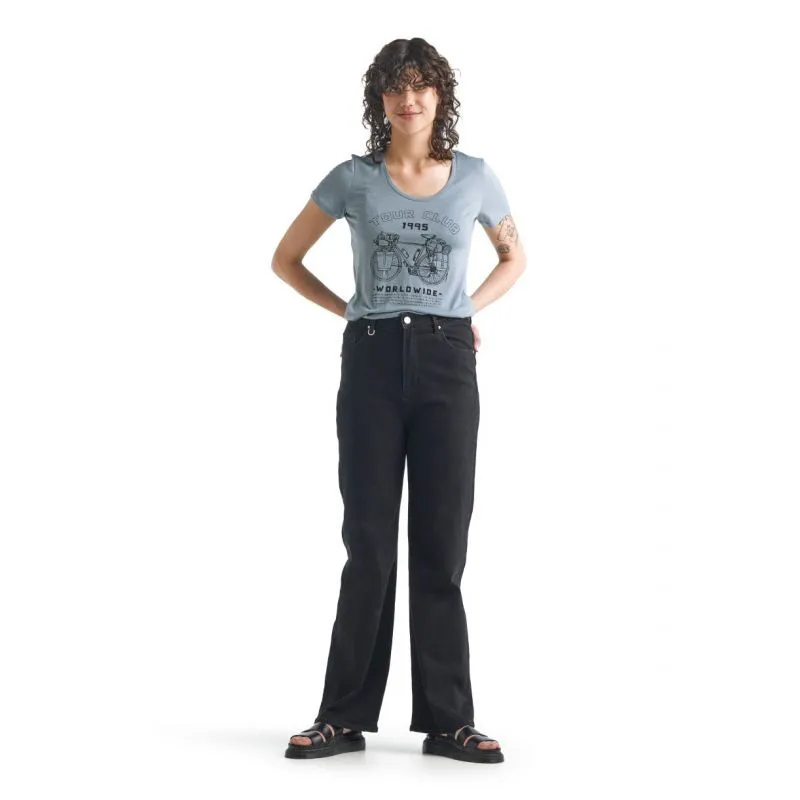 Icebreaker Tech Lite SS Scoop Tour Club 1995 - T-shirt en laine mérinos femme I Hardloop | Hardloop