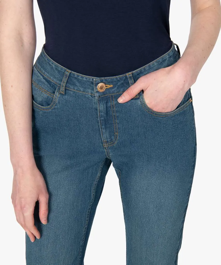 jean femme coupe regular gris regular