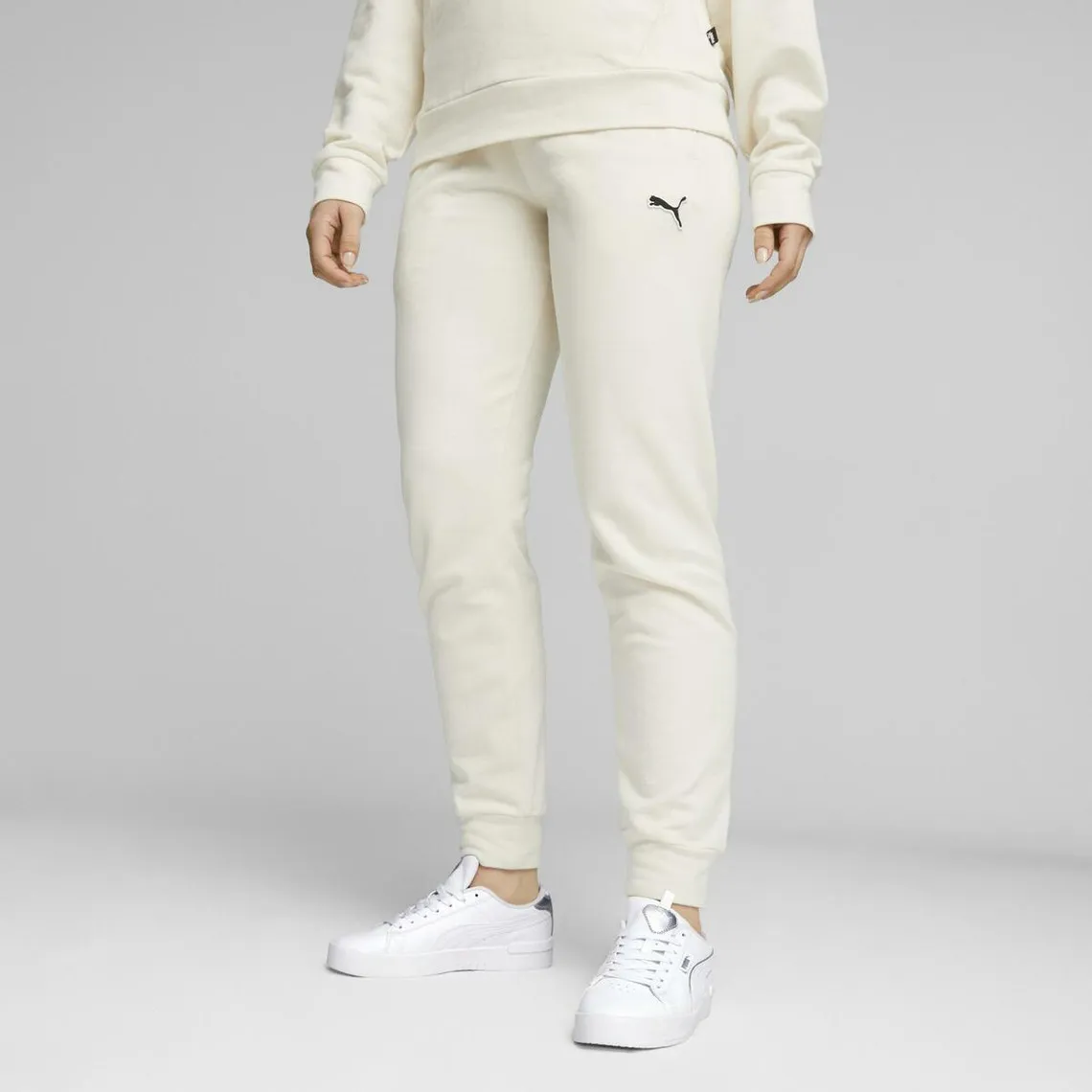 Jogging femme ESS blanc en coton | 3 Suisses