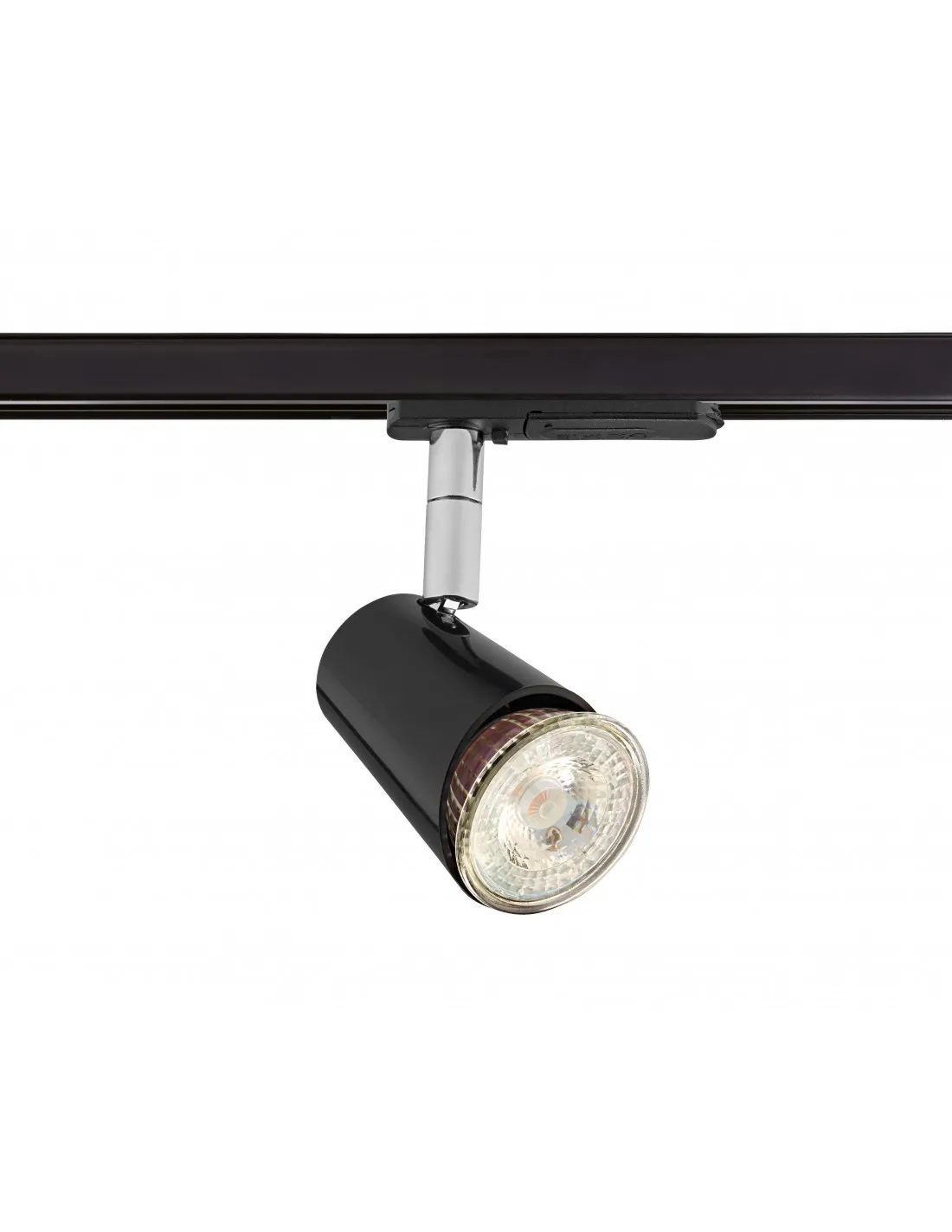 JUDY 029-Spot Rail 1 all. 029 GU10 noir a/lpe LED 3,6W 3000K 400lm dimm. incl ARIC 4160