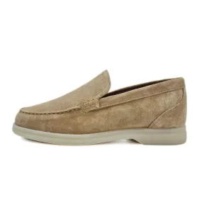 Le mocassin confortable en velours beige - Triver Flight - Scarpe