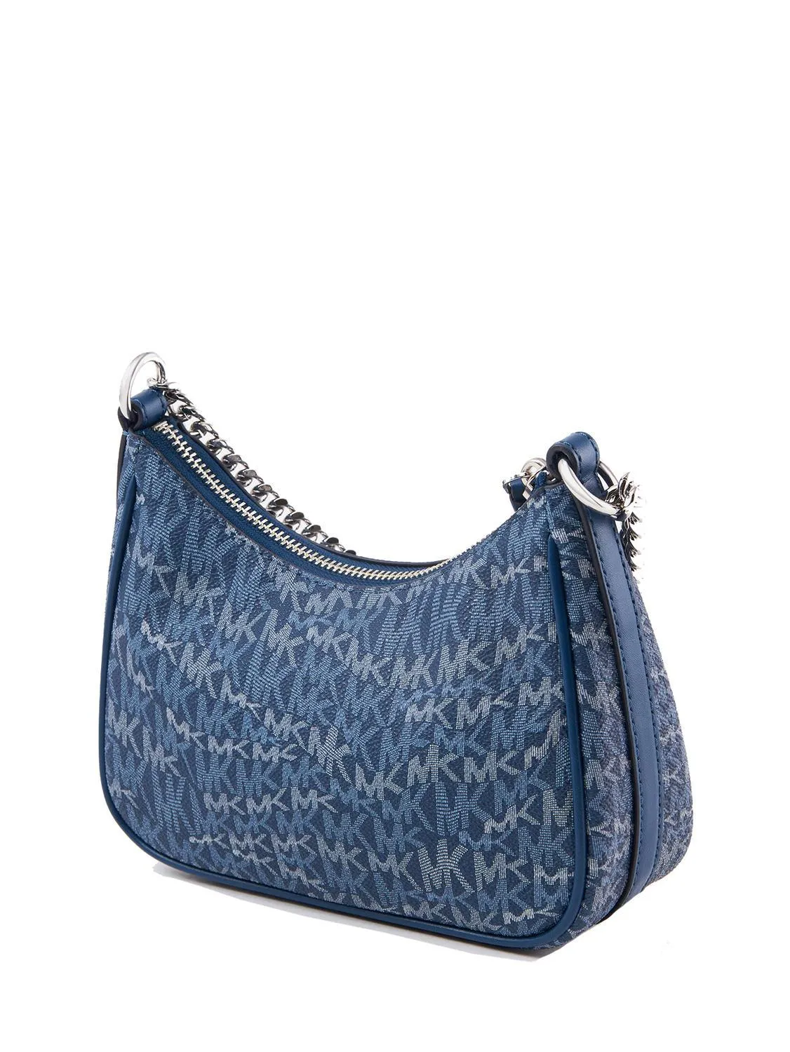 Michael Kors Logo Detail Sac Porté Épaule À Chaîne Rvr Bleu Mlt - Achetez À Prix Outlet!