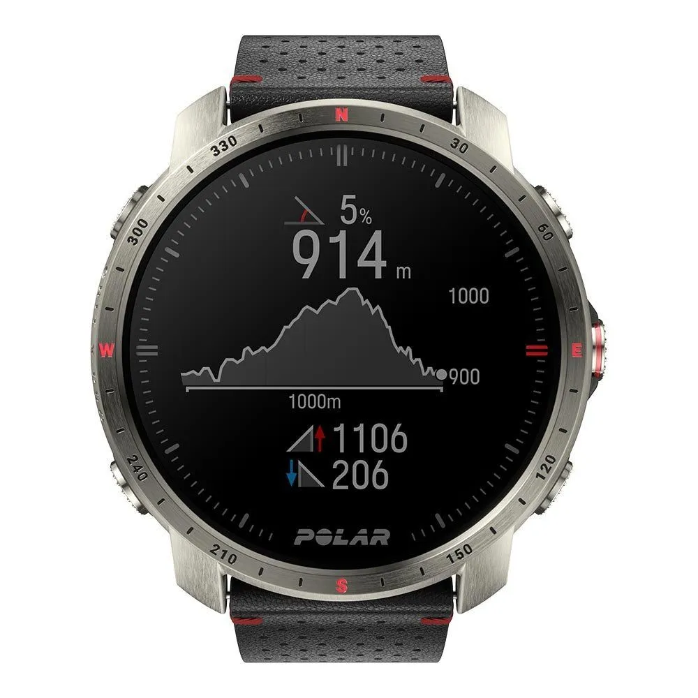 Montre de sport GPS Polar | Montre multiports outdoor haut de gamme POLAR GRIT X PRO TITAN SAPHIR | 90085777