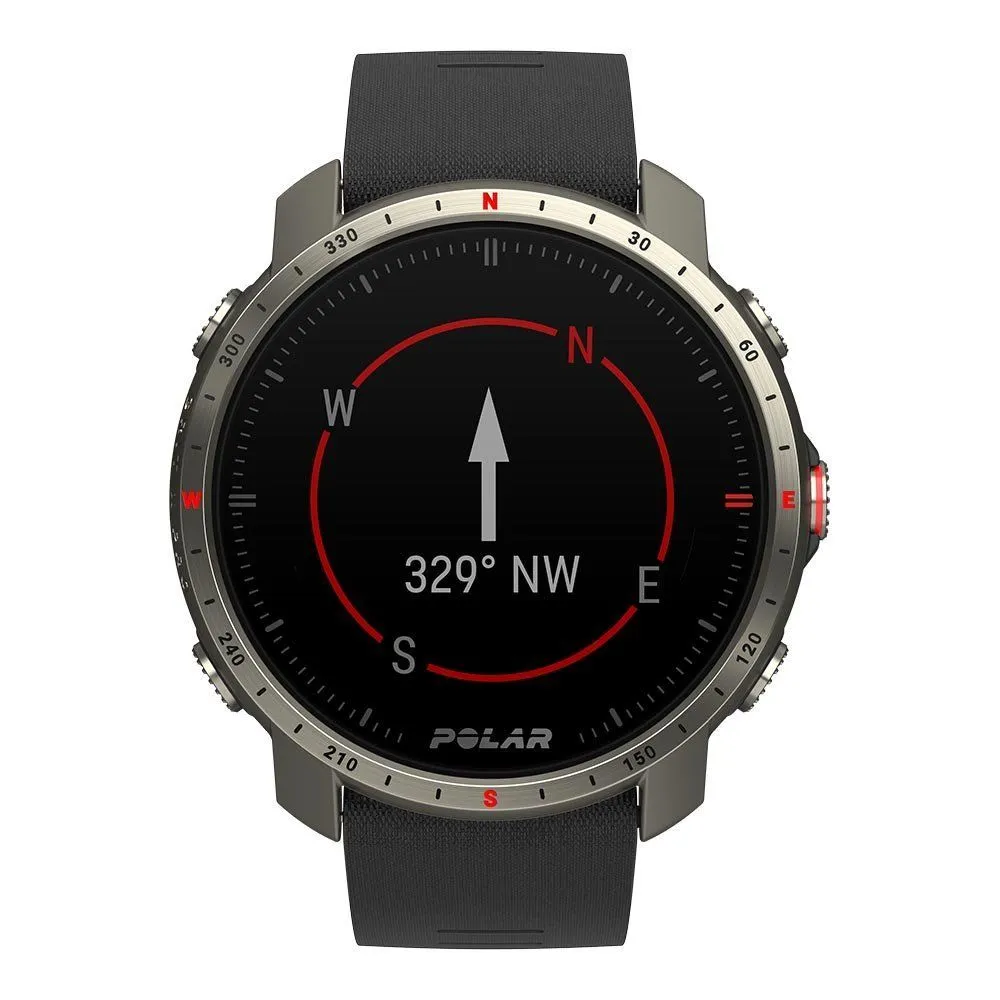 Montre de sport GPS Polar | Montre multiports outdoor haut de gamme POLAR GRIT X PRO TITAN SAPHIR | 90085777