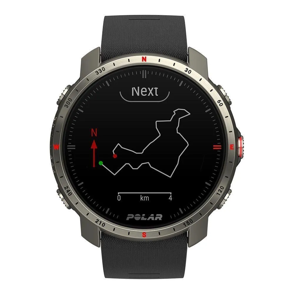 Montre de sport GPS Polar | Montre multiports outdoor haut de gamme POLAR GRIT X PRO TITAN SAPHIR | 90085777