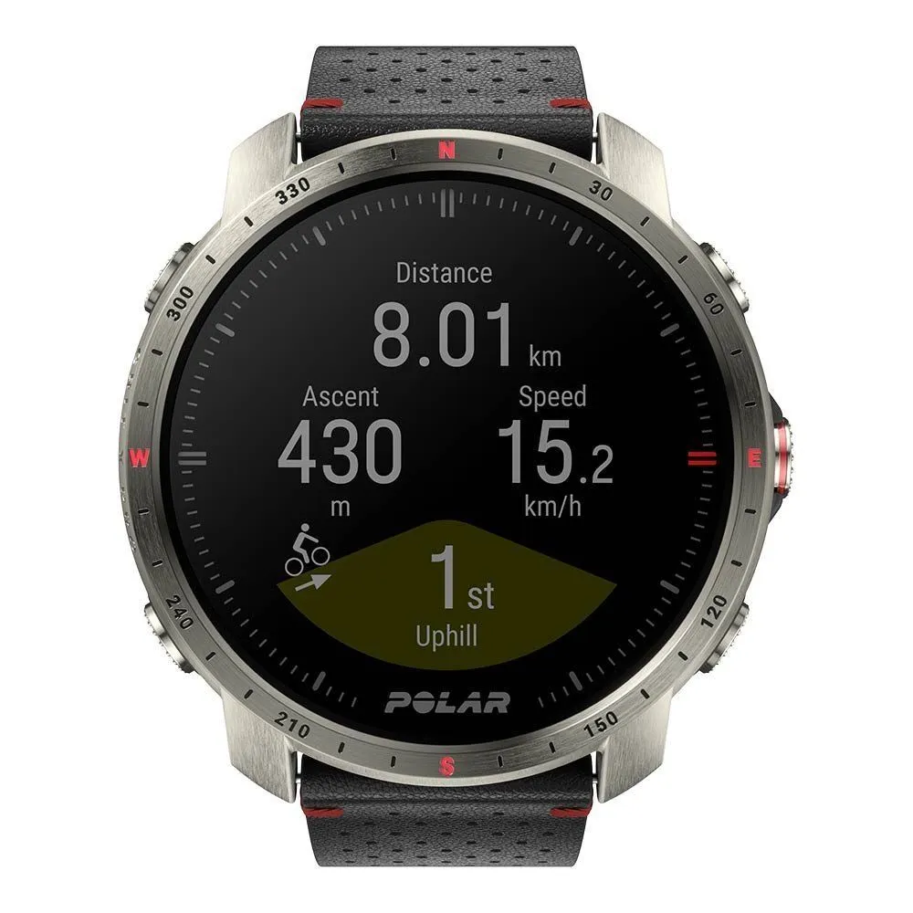 Montre de sport GPS Polar | Montre multiports outdoor haut de gamme POLAR GRIT X PRO TITAN SAPHIR | 90085777