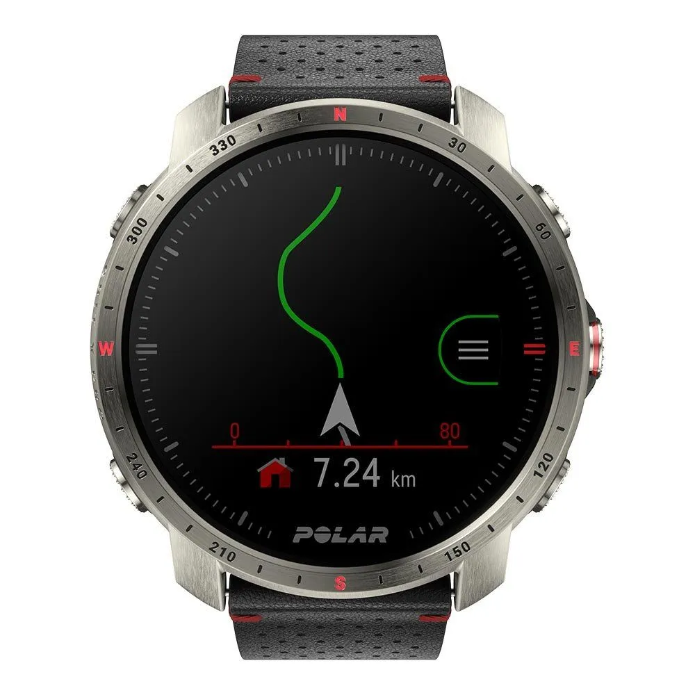 Montre de sport GPS Polar | Montre multiports outdoor haut de gamme POLAR GRIT X PRO TITAN SAPHIR | 90085777