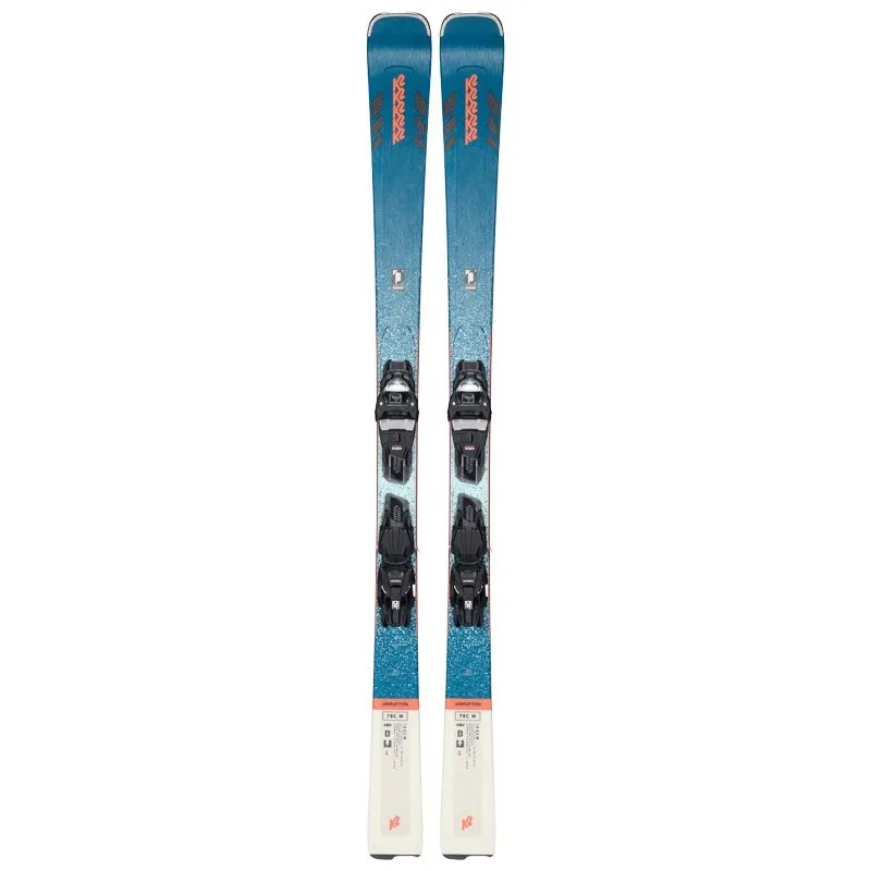 Pack Ski Femme K2 Disruption 78C + ER3 10 Compact Quikclick