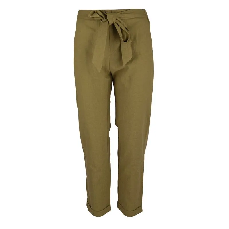 Pantalon avec ceinture chino milani Femme LA PETITE ETOILE à prix 