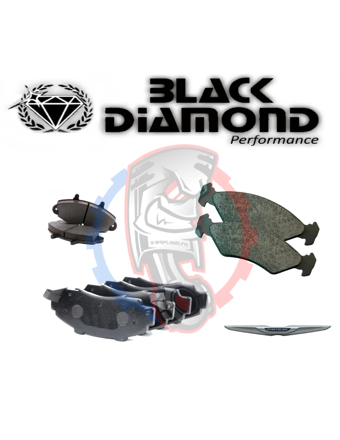 Plaquettes de frein Black diamond pour Chrysler Sebring 