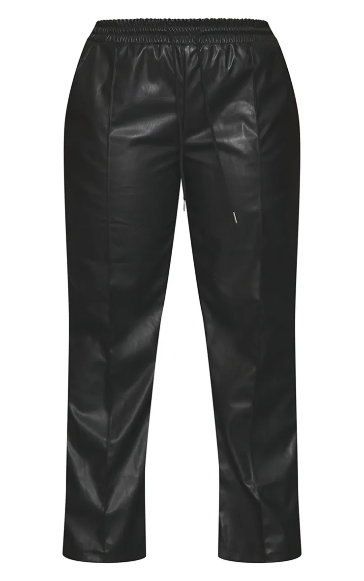 Plus Pantalon large  noir noué à la taille