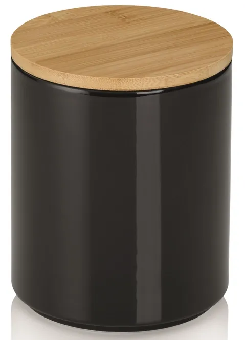 Pot de Stockage Kela Cady Black 1L