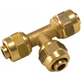 QUICK PLOMBERIE Raccord Té égal à compression laiton D.20 pour tube...