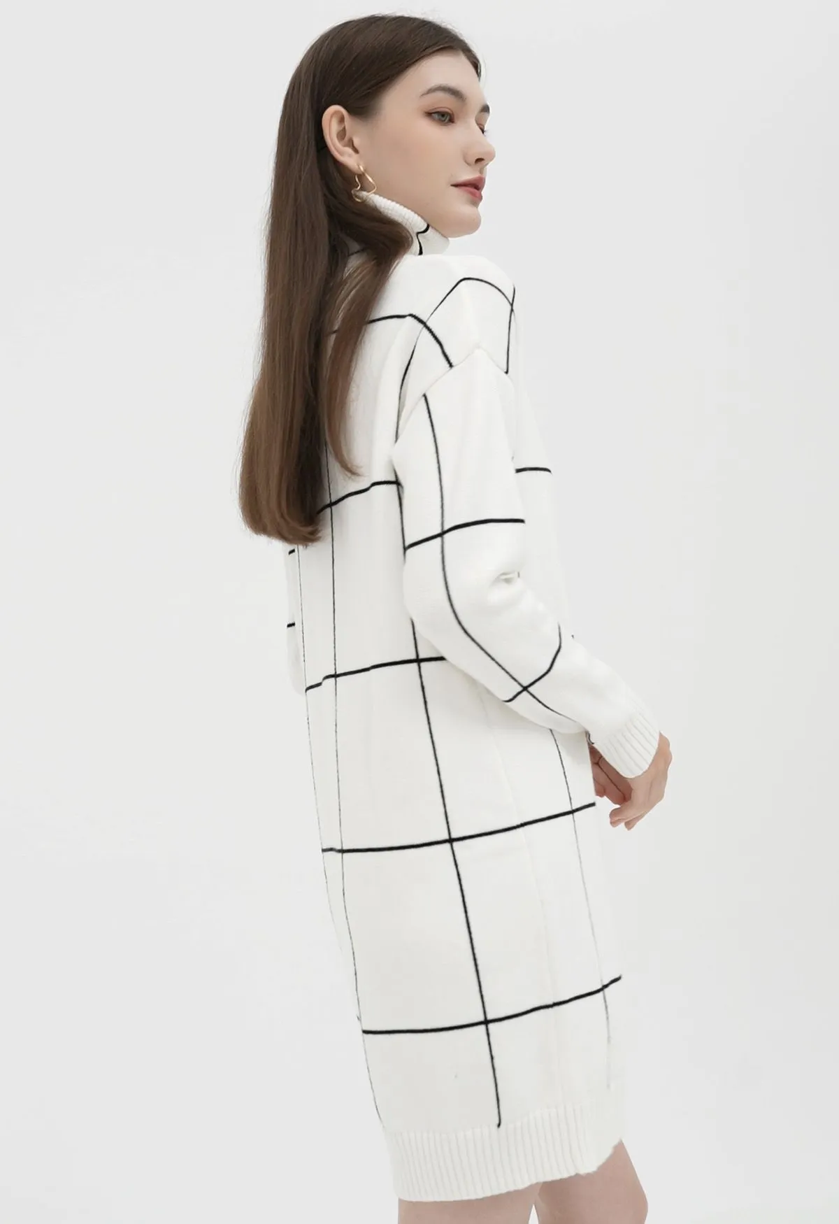 Robe pull à col roulé et bienvenue