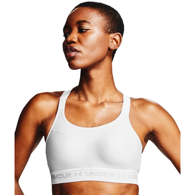 Soutien-gorge pour femme Under Armour  High Crossback Bra white