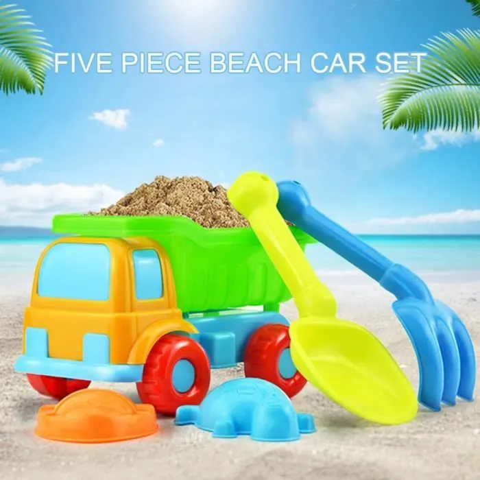 SURENHAP Jouet de sable pour garçons et filles 5 pièces jouets de sable pour garçons et filles sport plongee Pas de logo noir